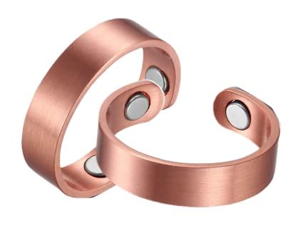 Earth Therapy Pure Copper Magnetic Healing Rings For Arthritis Joint