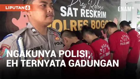 Video Polisi Gadungan Ditangkap Usai Peras Warga Enamplus