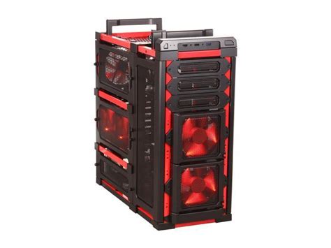 Antec Lanboy Air Red Black Red Steel Plastic Atx Mid Tower Computer