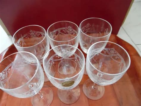 Verres Ap Ritif En Cristal D Arques Mod Le Dampierre H Cm Eur