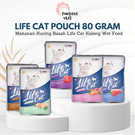 Jual Life Cat Pouch 85g Makanan Kucing Basah Lifecat Adult Kitten