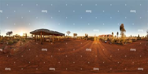 360° View Of Australia Nt Uluru Kata Tjuta National Park Sunrise