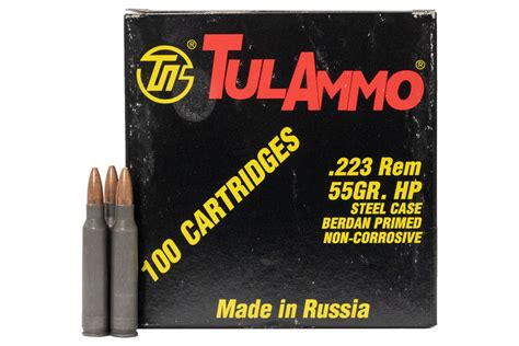 Tula Ammo Rem Gr Hollow Point Steel Case Box Sportsman S