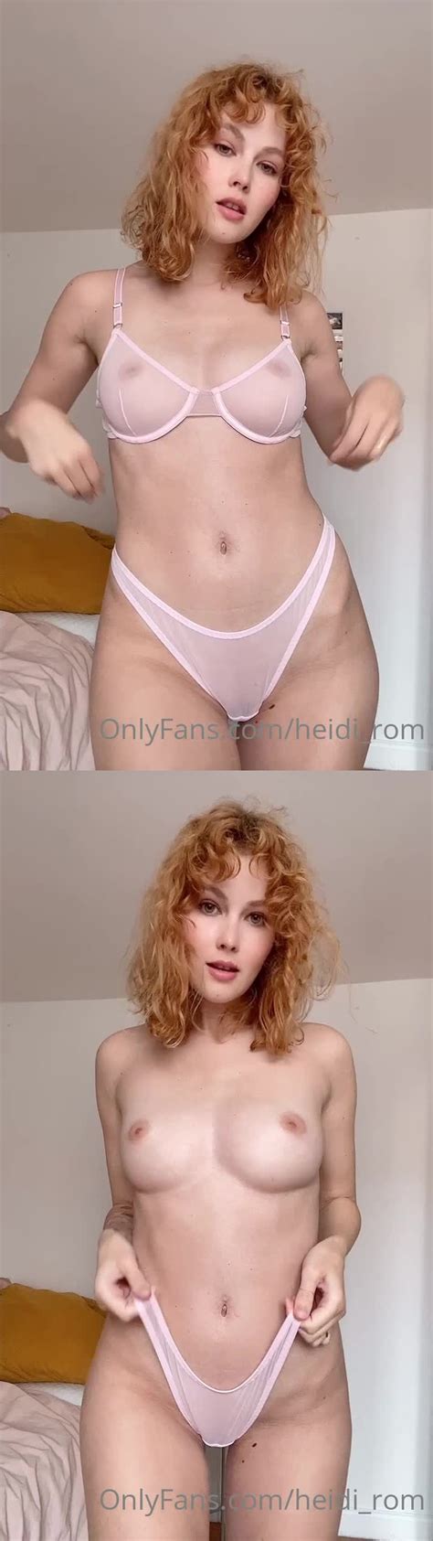 Heidi Rom Showing Her Smooth Pussy In The Bathroom Page Intporn Forums