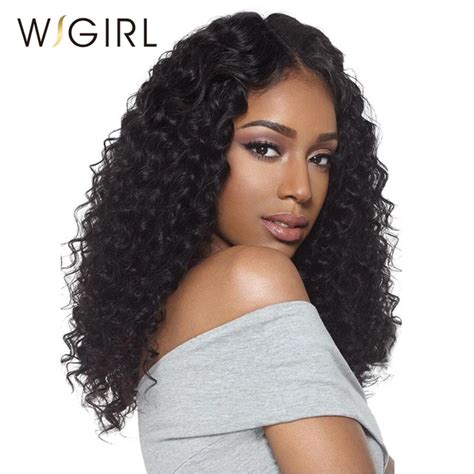 Wigirl Hair Brazilian Deep Wave Glueless Full Lace Human Hair Wigs 100