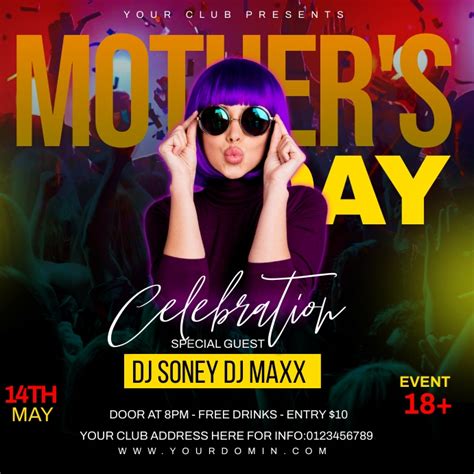 Copy Of Mother S Day Party Postermywall