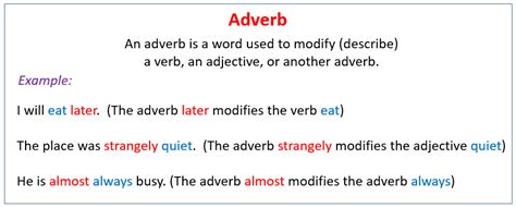 Adverb Definition Types Examples Adverbial Clause And 54 OFF