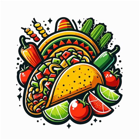 Premium Vector Mexican Tacos Logo Vector