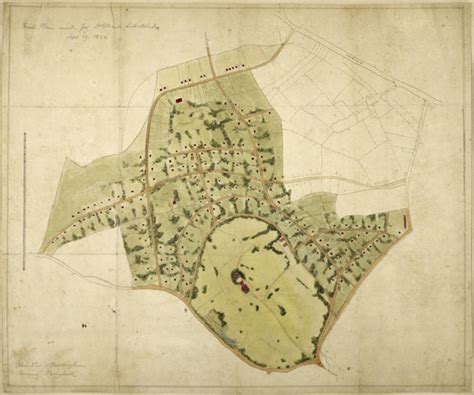 Designs For The Layout Of The Brockwell And Tulse Hill Estates Lambeth