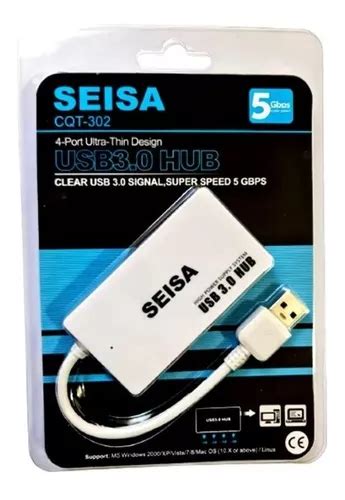 Hubs Usb 3 0 Alta Velocidad 4 Puertos Entrada Fuente Caseros Cuotas