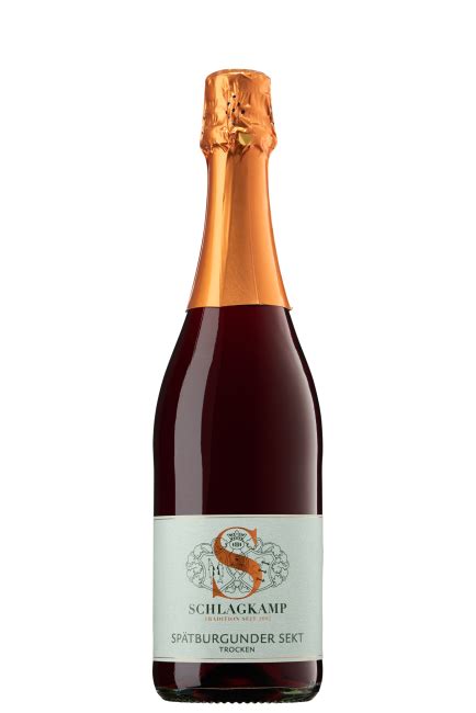 PINOT NOIR ROTER SEKT Trocken Weingut Schlagkamp