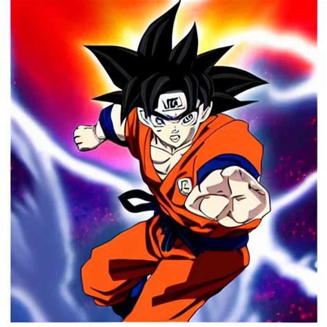 Fusion Of Goku And Naruto Highly Detailed 4 K Stable Diffusion