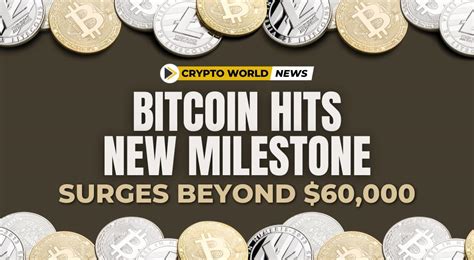 Bitcoin Hits New Milestone Surges Beyond