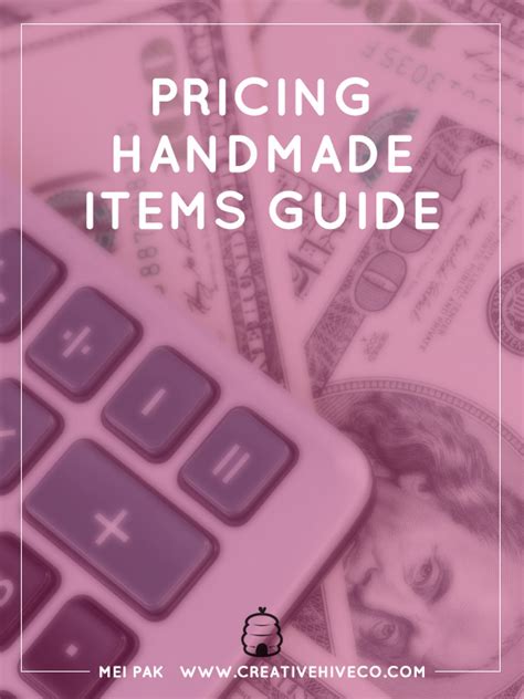 Pricing Handmade Items Guide