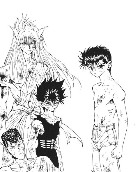 Yoshihiro Togashi Art On Twitter Yu Yu Hakusho Chapter Black Saga