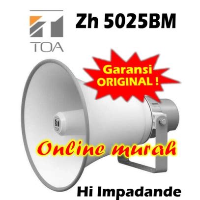 Jual Corong Toa Zh 5050m As Horn Speaker 50 W With Matching Shopee