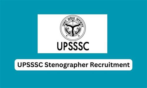 UPSSSC Stenographer Recruitment 2023 Apply Online For 277 Posts