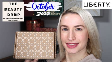 Liberty Beauty Subscription Box October The Beauty Drop Youtube