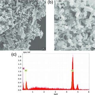 SEM Images And EDS Analysis Of The SHS Sample After HCl Leaching At