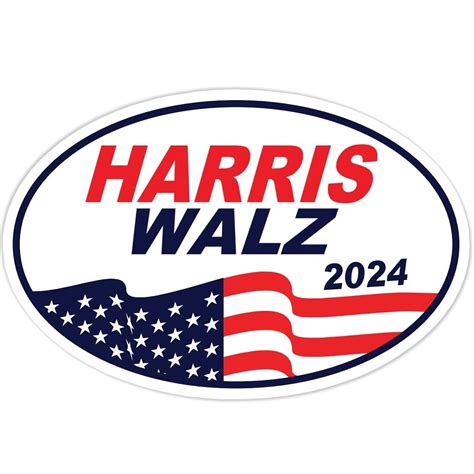 Pack Kamala Harris Walz Sticker Big Letters President Kamala