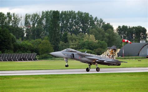 Air Aircraft Fighter Force Gripen Jas 39 Jet Military Saab