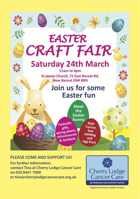 Easter Craft Fair 2018 Cherry Lodge Cancer Care