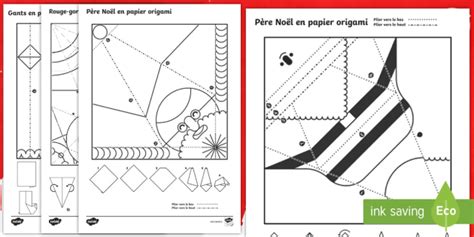 Origami de Noël Ressources pédagogiques teacher made