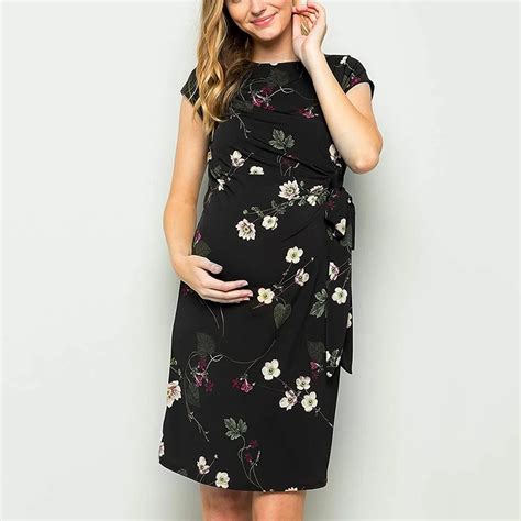 Summer Womens Breastfeeding Dresses Nursing Flower Casual Loose Feeding