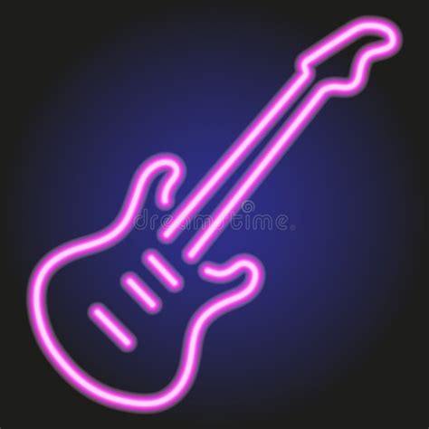 Pink Electric Guitar Illustration Stock Illustration Illustration Of Noise Loud 8750815