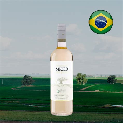 Miolo Sele O Pinot Grigio Riesling Vinho Branco Brasileiro