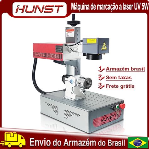 M Quina De Marca O A Laser UV HUNST Gravador A Laser CNC Industrial