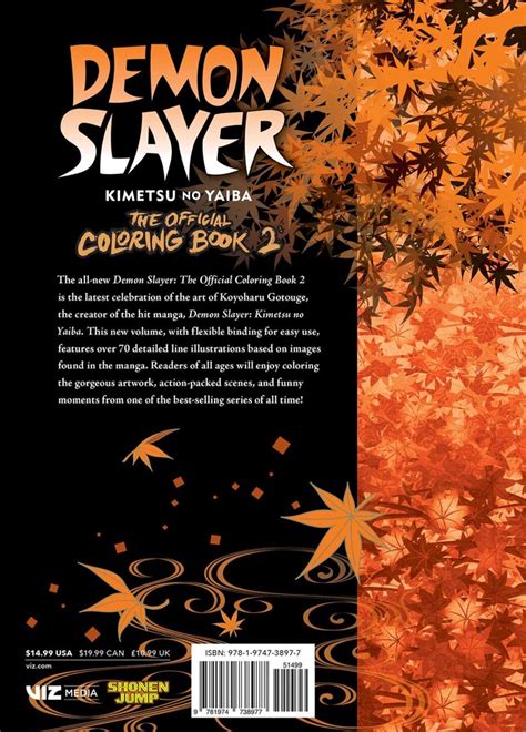 Demon Slayer: Kimetsu no Yaiba: The Official Coloring Book Volume 2 | Crunchyroll Store