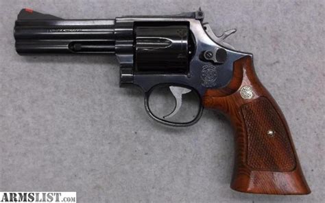 Armslist For Sale Smith And Wesson 586 1 357 Magnum 4 Barrel Blued Revolver