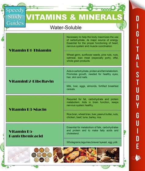 The Ultimate Guide to Vitamins and Minerals - AERNS