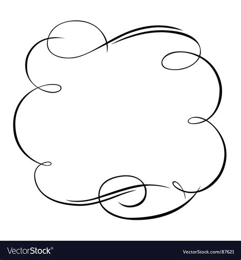 Scroll frame Royalty Free Vector Image - VectorStock