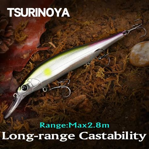 TSURINOYA Se Uelo De Pesca Duro Cebo De 115mm 17 2g 115SP Minnow