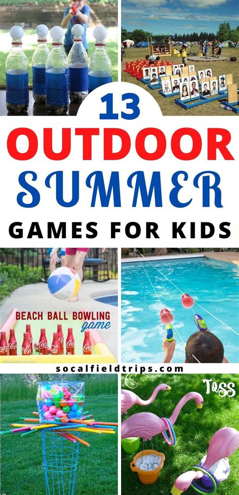 13 outdoor summer games for kids – Artofit