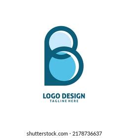 Blue Letter B Logo Design Stock Vector (Royalty Free) 2178736637 ...