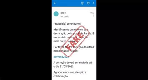 Receita Federal Faz Alerta Sobre Golpe Por E Mail Envolvendo Imposto De