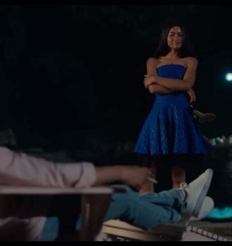 Blue Evening Dress Worn By Zendaya As Tashi Duncan In Challengers 2024