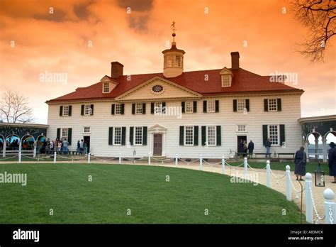 The Mansion House Farm At George Washingtons Mount Vernon Virginia