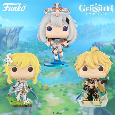 All the Funko POP Genshin Impact figures