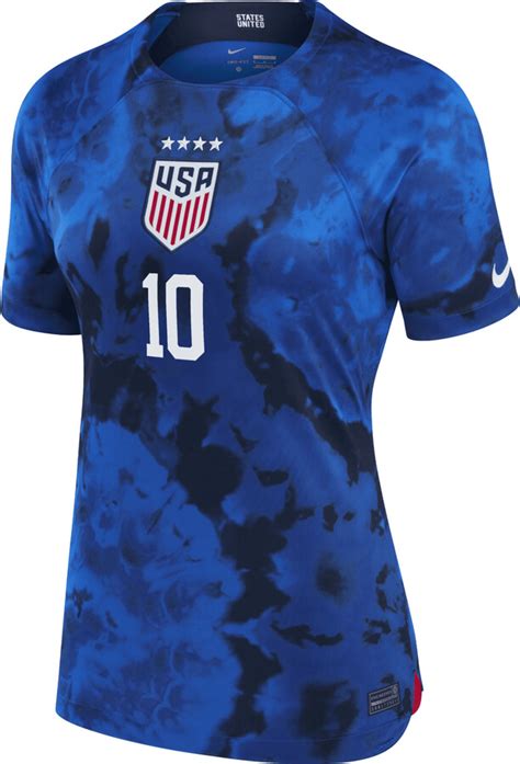 Nike Uswnt 2022 23 Stadium Away Lindsey Horan Women S Dri Fit Soccer Jersey In Blue Shopstyle