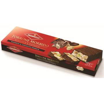 Torrone Morbido Ricoperto Al Cioccolato Fondente Condorelli G