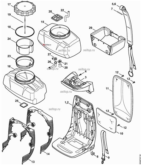 Exploring The Br Stihl Parts Diagram A Visual Guide To