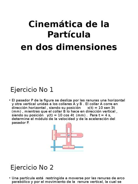 PDF Ejercicios de Cinemática de La Particula 2D DOKUMEN TIPS