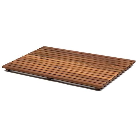 Asinox TEK4A5070 Caillebotis De Douche Bois Marron 70 X 50 X 4 Cm