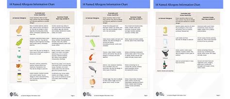 Food Allergy Chart | Free Template for Restaurants