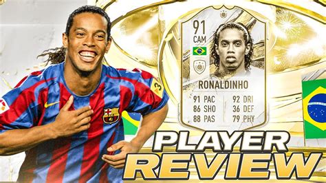 NO WAY 91 MID ICON RONALDINHO PLAYER REVIEW FIFA 23 ULTIMATE TEAM