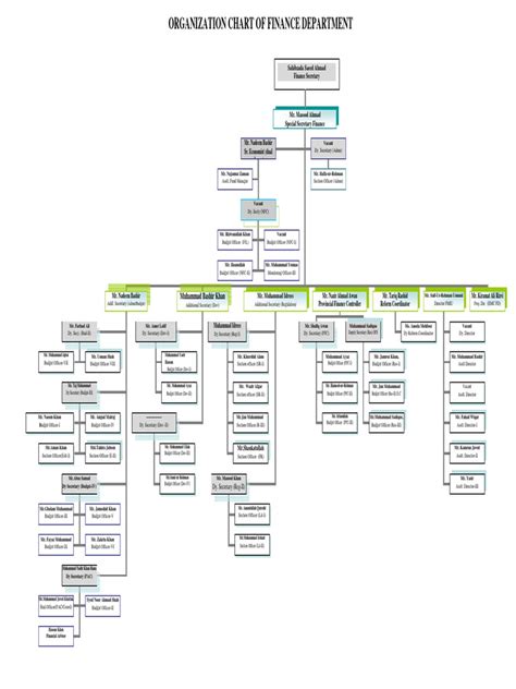 SAP FM Organization Chart